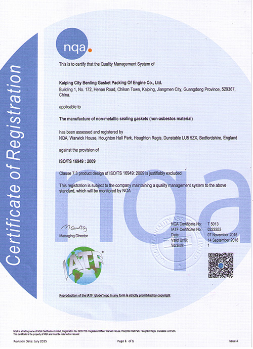 TS 16949-2009